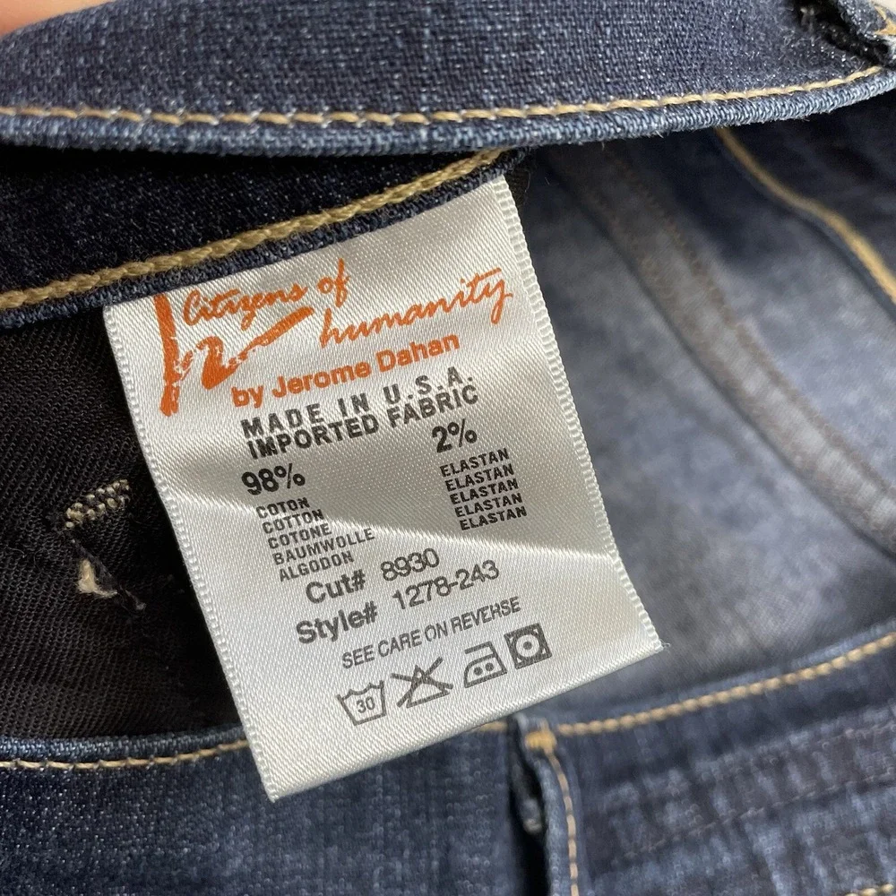 Citizens Of Humanity Jeans 28 Women's Ava Low Rise Straight Leg USA